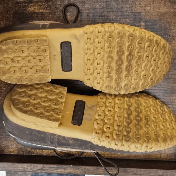 L.L. Bean Maine Hunting Rubber Duck Shoe Low Boots Women's Brown and Tan Size 8 - Picture 5 of 7